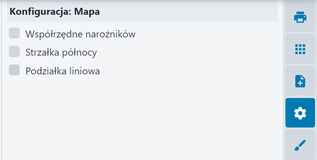 Funkcja ‘Ustawienia’ – edytor wydruku