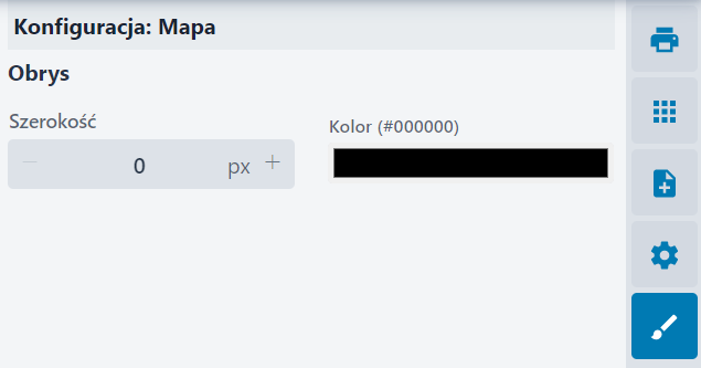 Zakładka Styl w Edytorze wydruku