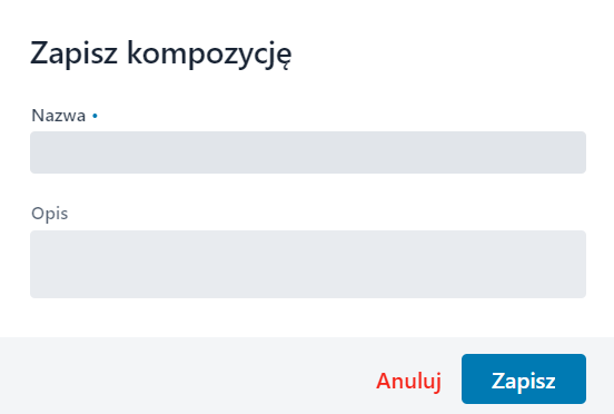 Zapis nowej mapy
