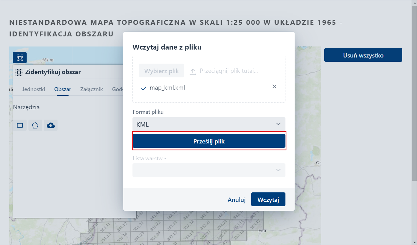 Wczytaj dane z pliku - przesłanie pliku Wczytaj dane z pliku - przesłanie pliku