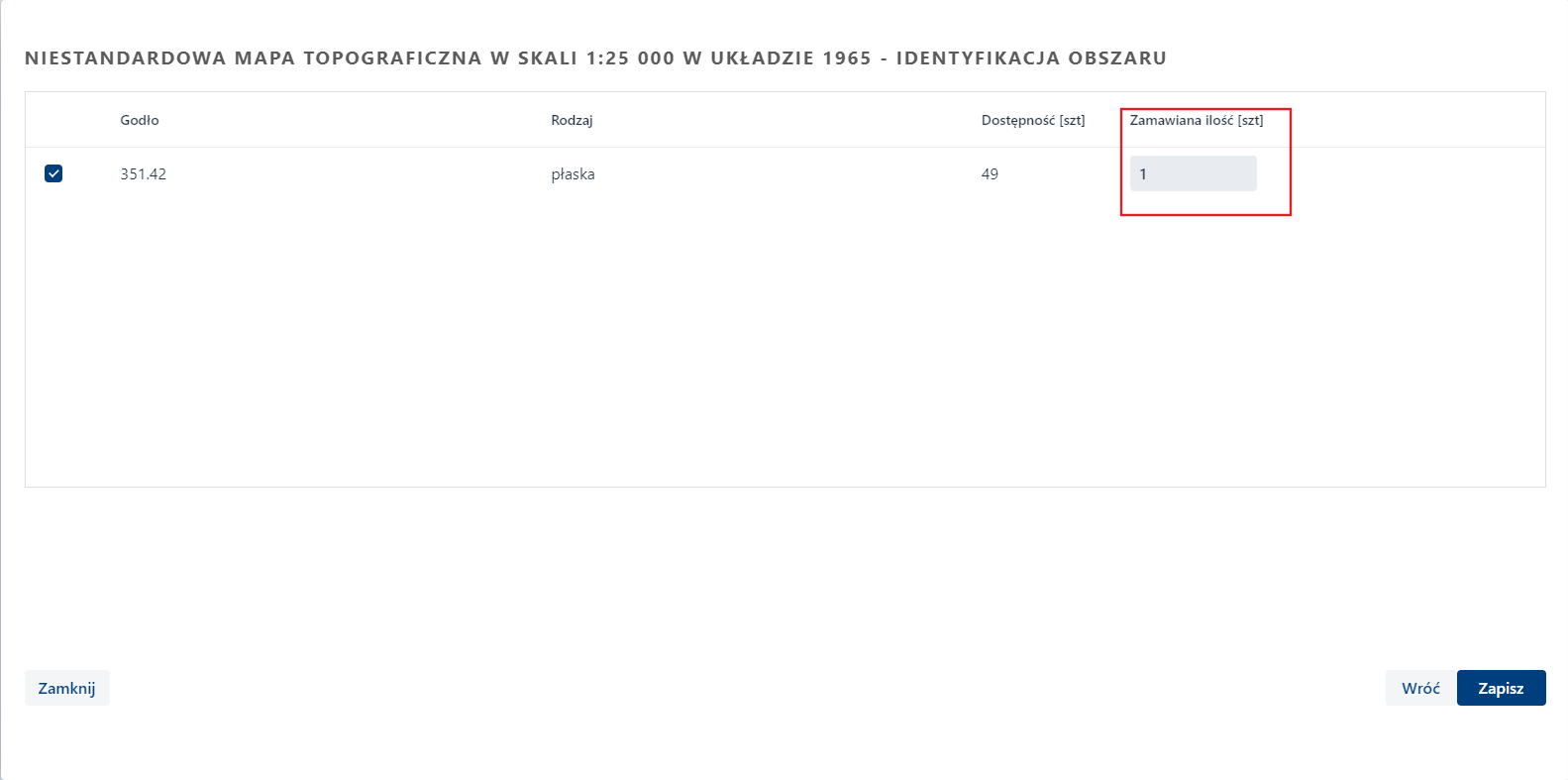 Zamawiane materiały nieelektroniczne - definiowanie ilości Zamawiane materiały nieelektroniczne - definiowanie ilości