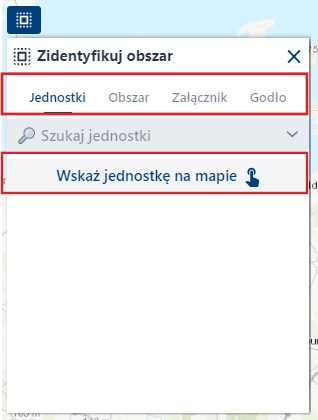 Zidentyfikuj obszar - Jednostki Zidentyfikuj obszar - Jednostki