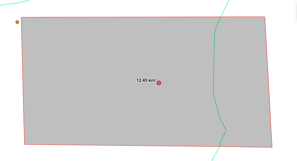 Funkcja ‘Mierz powierzchnię’