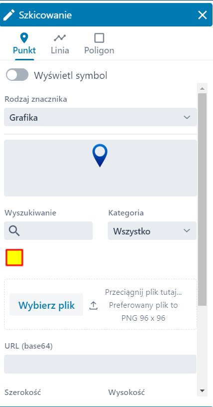 Funkcja symbolizacji znaku graficznego