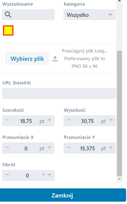 Funkcja symbolizacji znaku graficznego