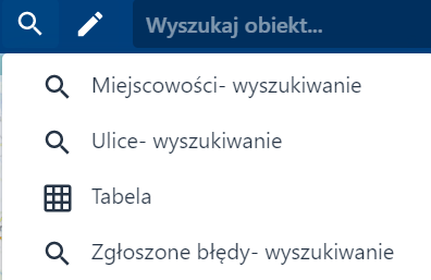 Narzędzia w zakładce ‘Wyszukiwania’