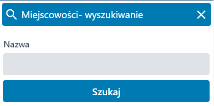 Okno narzędzia wyszukiwania