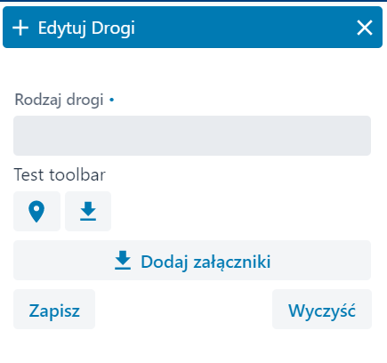 Okno edytowania obiektu