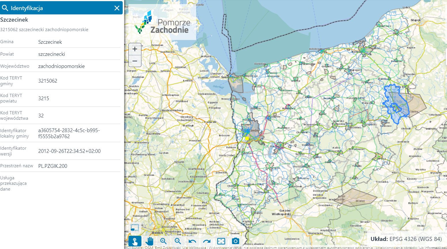Wyszukany obiekt za pomocą wyszukiwarki pełnotekstowej