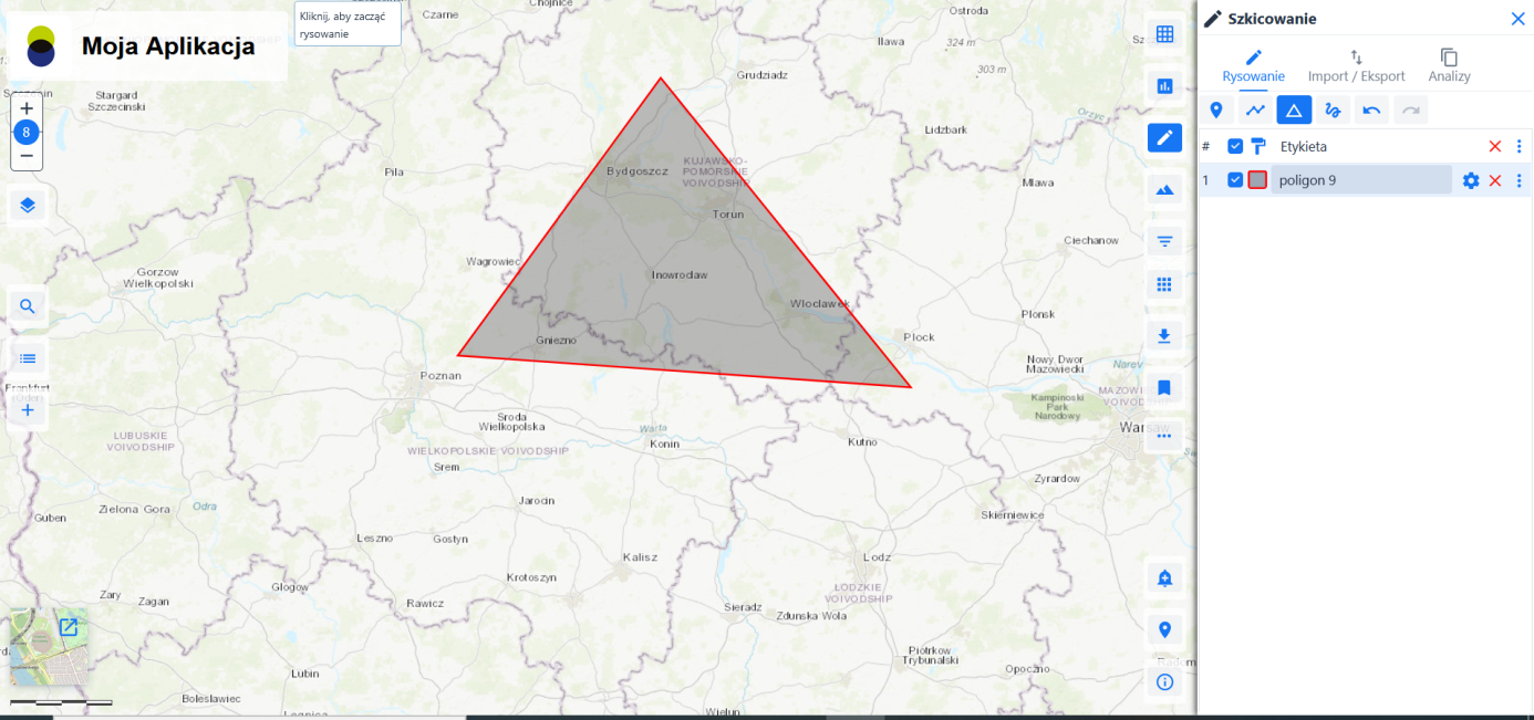 Szkicowanie – Menu rysowanie