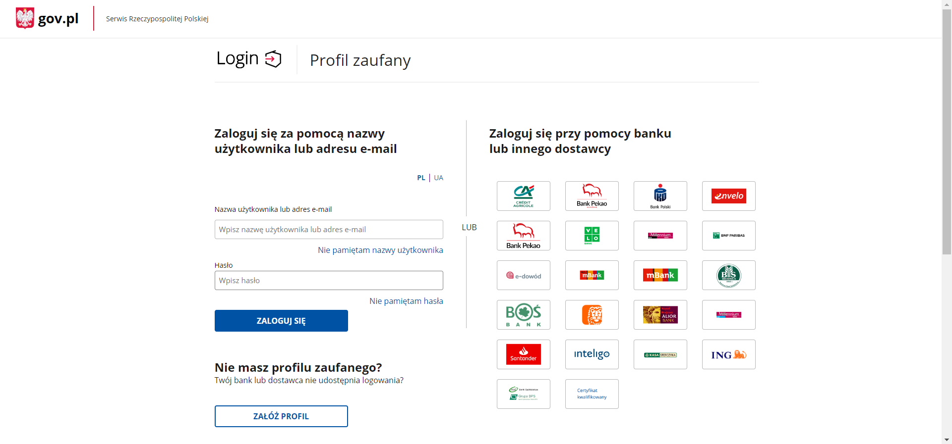 Ścieżki rejestracji konta Użytkownika Portalu WODGiK
