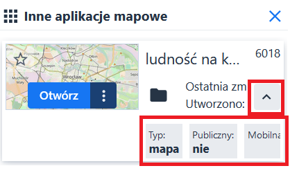 Inne aplikacje mapowe – Więcej informacji
