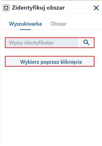 Zidentyfikuj obszar - Jednostki