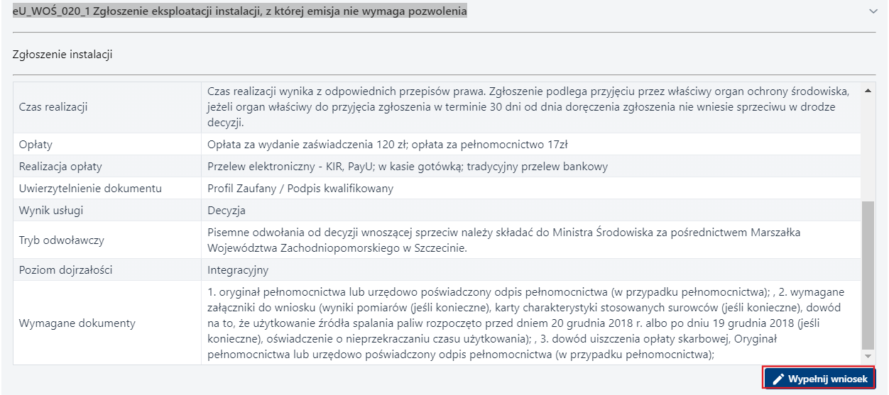Składanie wniosku wymagającego opłaty – cz. 1