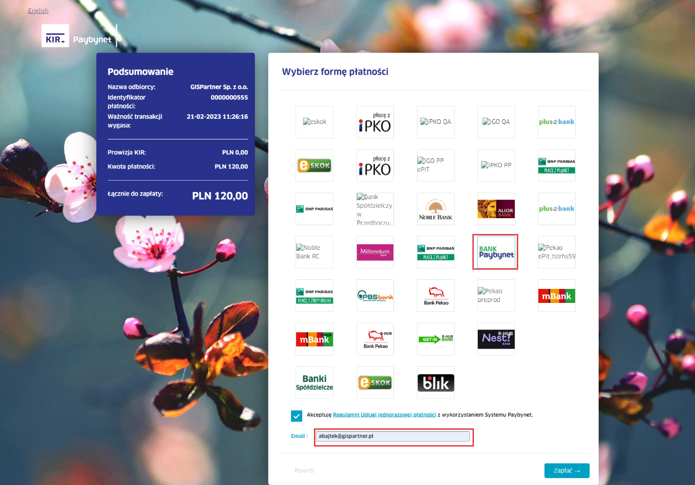 Składanie wniosku wymagającego opłaty – cz. 8