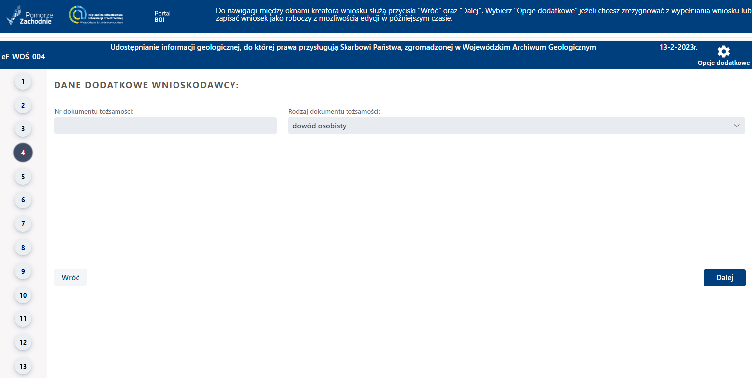 Składanie wniosku wymagającego uwierzytelniania – cz. 6
