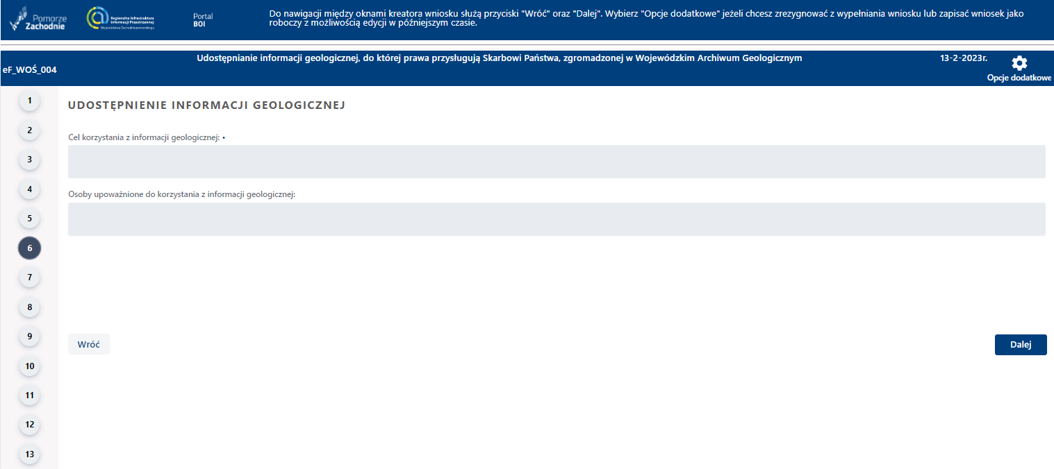 Składanie wniosku wymagającego uwierzytelniania – cz. 8